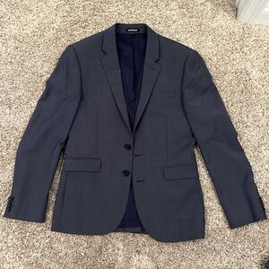 Express dark gray matching suit (jacket and dress pants), great condition